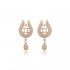 Beautifully Crafted Diamond Pendant Set with Matching Earrings in 18k gold with Certified Diamonds - TM0120P, TM0120PER